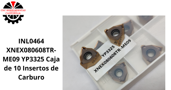 XNEX080608TR-ME09 YP3325 Caja de 10 Insertos de Carburo