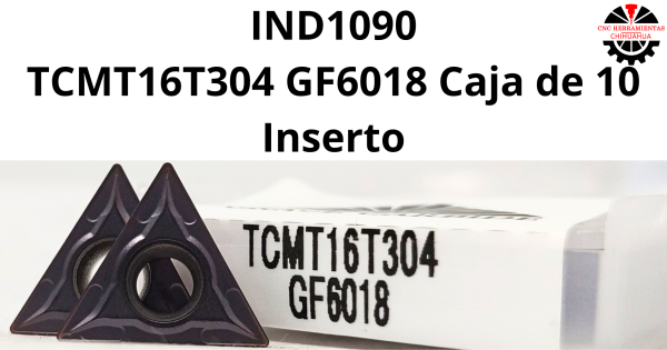TCMT16T304 GF6018 Caja de 10 Inserto