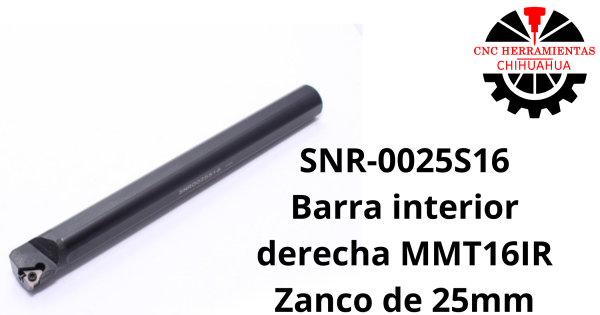 Barra interior derecha MMT16IR Zanco de 25mm