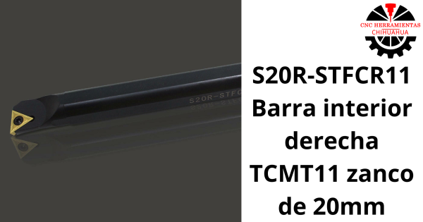 Barra interior derecha TCMT11 zanco de 20mm