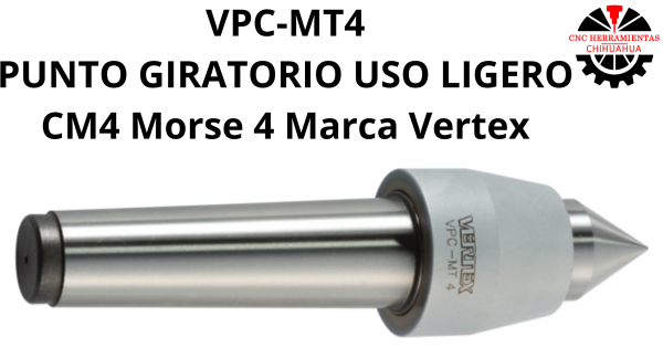 PUNTO GIRATORIO USO LIGERO CM4 Morse 4 Marca Vertex