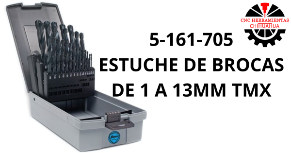 ESTUCHE DE BROCAS DE 1 A 13MM TMX
