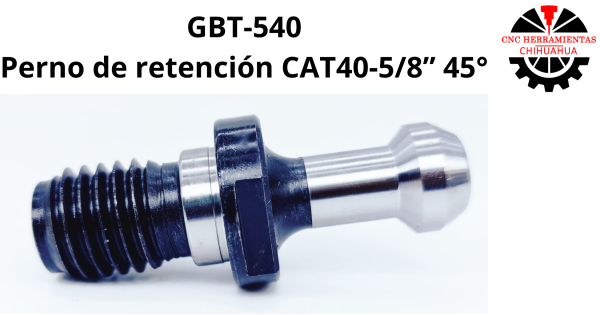 Perno de retención CAT40-5/8” 45°
