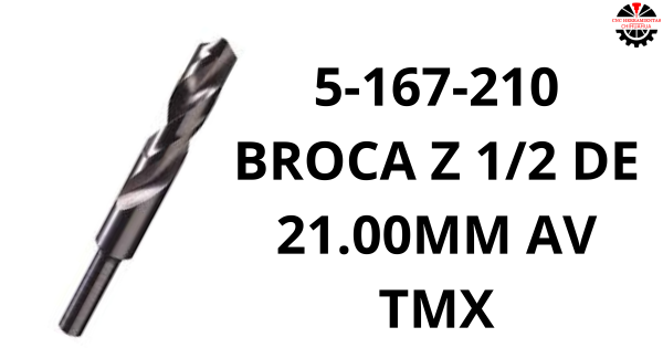 BROCA Z 1/2 DE 21.00MM AV TMX