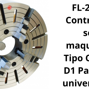 Contra plato semi maquinados Tipo Camlock D1 Para Chuk universal de 8