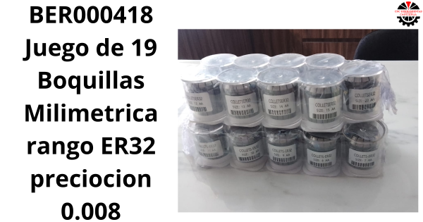 Boquillas Milimetrica rango ER32 preciocion 0.008