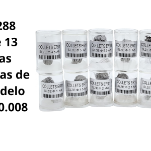 Juego de 13 Boquillas Milimétricas de rango modelo Precisión 0.008 ER11