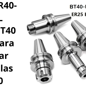 Cono BT40 L150 para sujetar boquillas ER40