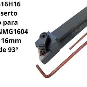 Porta inserto Derecho para Modelos TNMG1604 zanco de 16mm Angulo de 93°