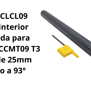 Barra interior Izquierda para modelos CCMT09 T3 zanco de 25mm Angulo a 93°