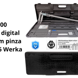 Calibrador digital 0–24/600mm pinza 150mm IP66 Werka