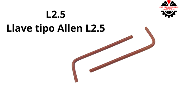 Llave tipo Allen L2.5